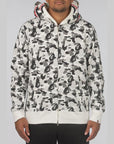 ABC Camo Double Shark Full Zip Hoodie - Grey - LOADED