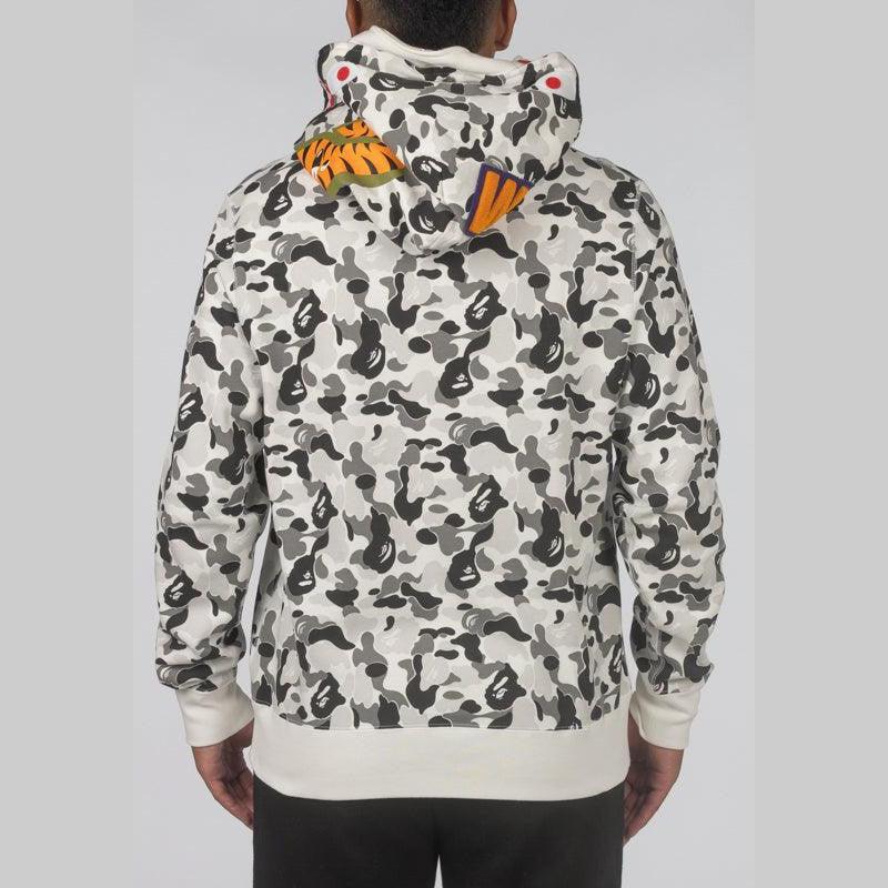 ABC Camo Double Shark Full Zip Hoodie - Grey - LOADED