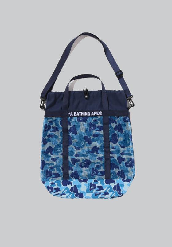 ABC Camo Mesh Tote Bag - Blue - LOADED