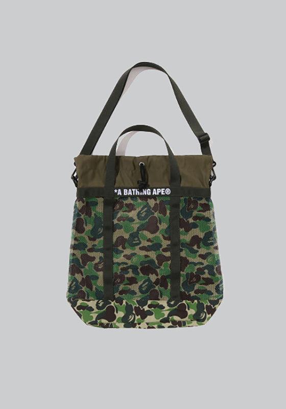 ABC Camo Mesh Tote Bag - Green - LOADED