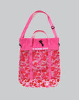 ABC Camo Mesh Tote Bag - Pink - LOADED