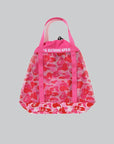 ABC Camo Mesh Tote Bag - Pink - LOADED