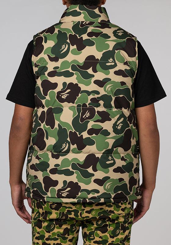 ABC Camo Reversible Down Vest - Green - LOADED