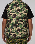 ABC Camo Reversible Down Vest - Green - LOADED