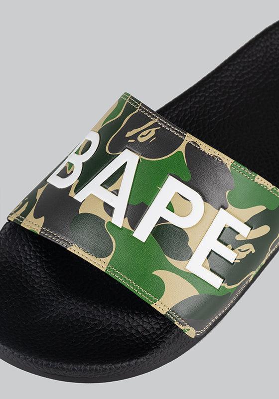 ABC Camo Slide Sandals - Green - LOADED