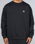 ACG TF Fleece Crew - Black/Summit White - LOADED