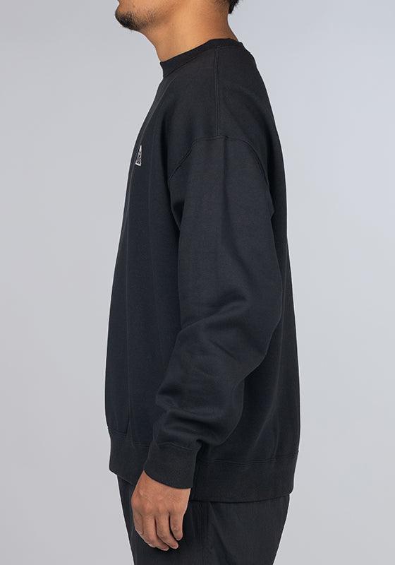 ACG TF Fleece Crew - Black/Summit White - LOADED