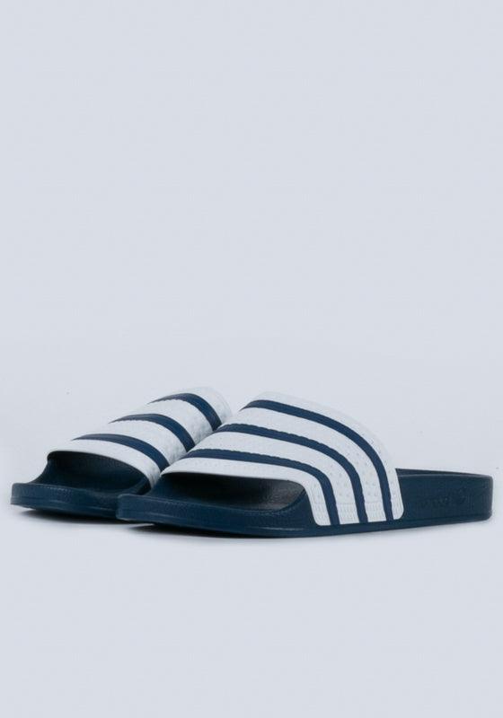 Adidas adilette sale blue white