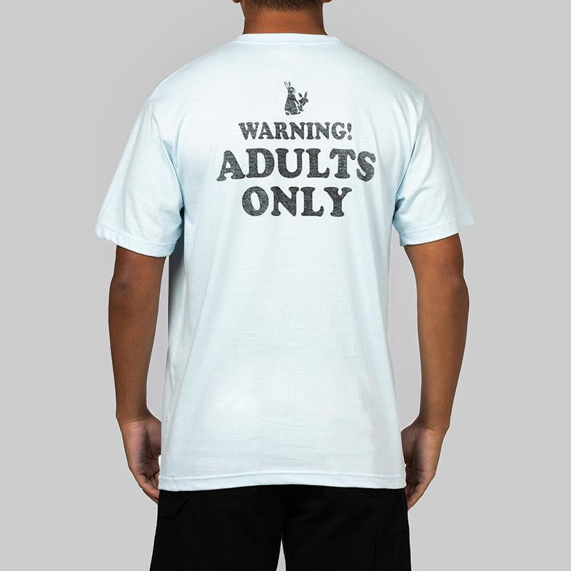 Adults Only T-Shirt - Sax Blue - LOADED