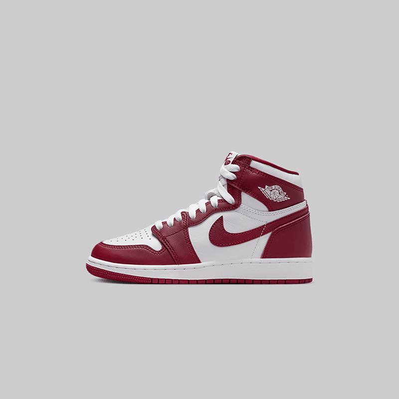 Air Jordan 1 Retro High OG "Artisanal Red" (Grade School) - LOADED