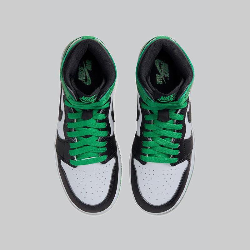 Air Jordan 1 Retro High OG "Lucky Green" (Grade School) - LOADED