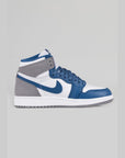 Air Jordan 1 Retro High OG "True Blue" (Grade School) - LOADED