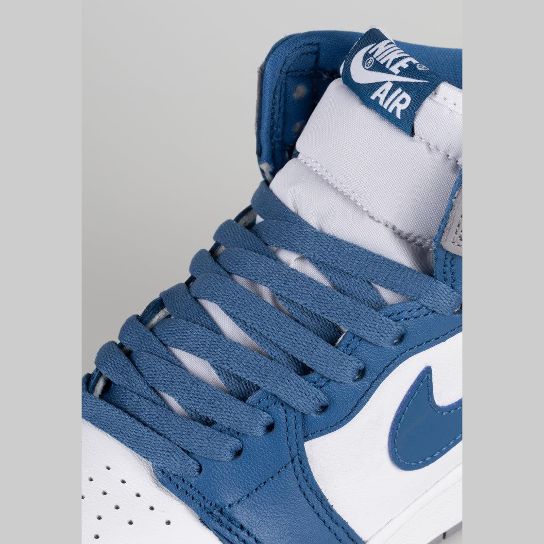 Air Jordan 1 Retro High OG "True Blue" (Grade School) - LOADED