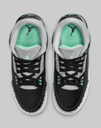 Air Jordan 3 Retro "Green Glow" (Grade School) - LOADED