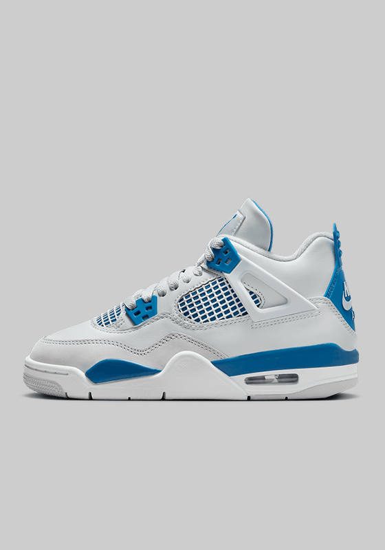 Air Jordan 4 Retro "Military Blue" (Grade School) - LOADED