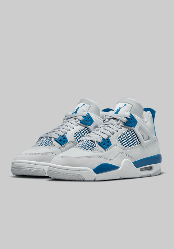 Air Jordan 4 Retro "Military Blue" (Grade School) LOADED