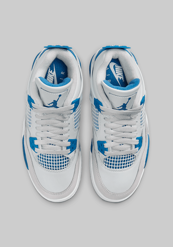 Air Jordan 4 Retro "Military Blue" (Grade School) LOADED