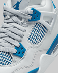 Air Jordan 4 Retro "Military Blue" (Grade School) - LOADED