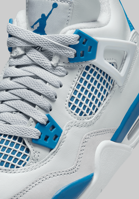 Air Jordan 4 Retro "Military Blue" (Grade School) LOADED