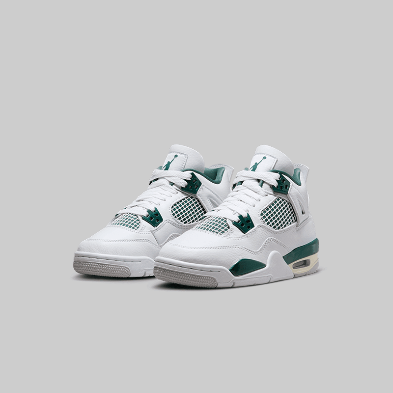 Air Jordan 4 Retro "Oxidised Green" (Grade School) - LOADED