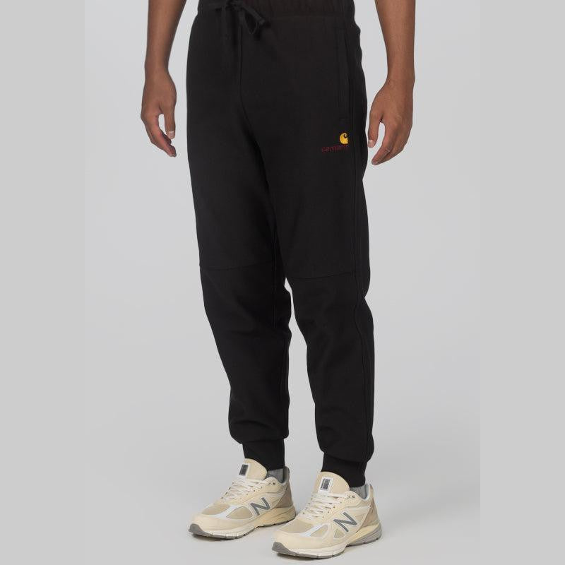 American Script Jogging Pant - Black - LOADED