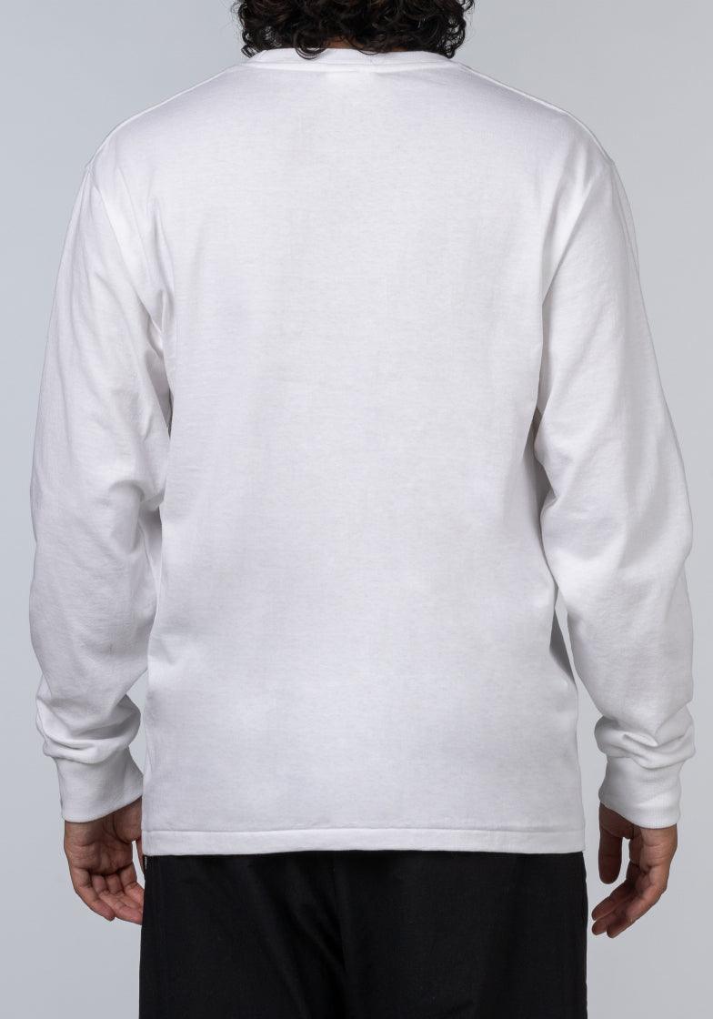 Ape Head One Point Long Sleeve - White - LOADED