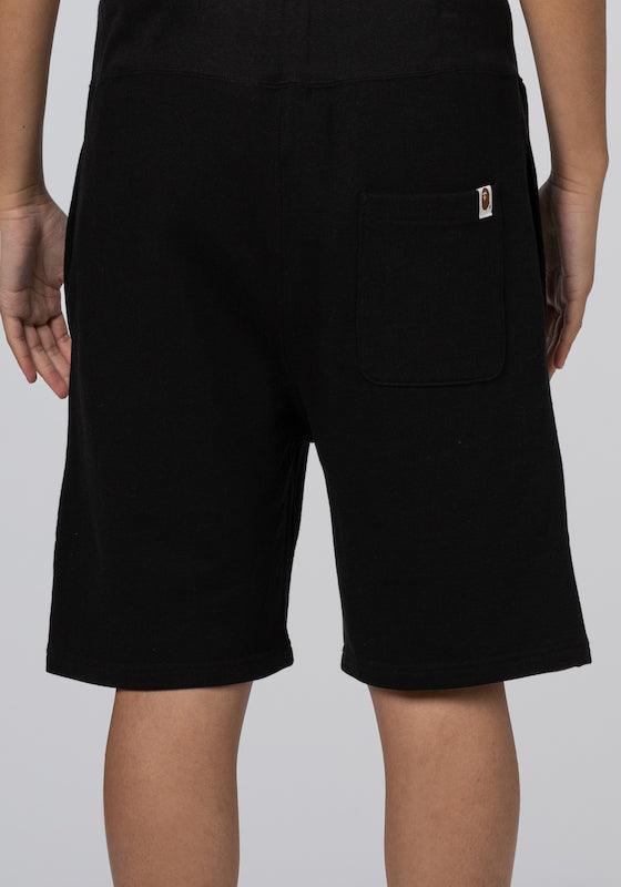 Ape Head One Point Sweat Short - Black - LOADED