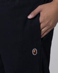 Ape Head One Point Wide Fit Sweatpant - Black - LOADED