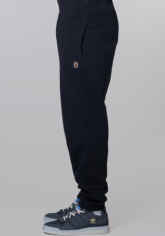 Ape Head One Point Wide Fit Sweatpant - Black - LOADED