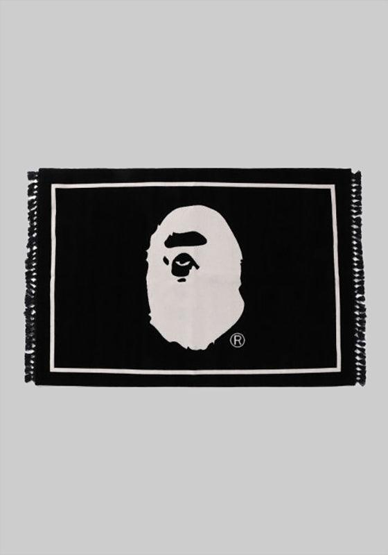 Ape Head Square Rug - Black - LOADED