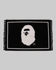 Ape Head Square Rug - Black - LOADED