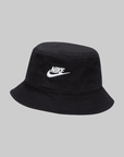 Apex Futura Washed Bucket Hat - Black/White - LOADED