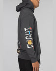 Art Fleece Hoodie - Dark Smoke Grey - LOADED