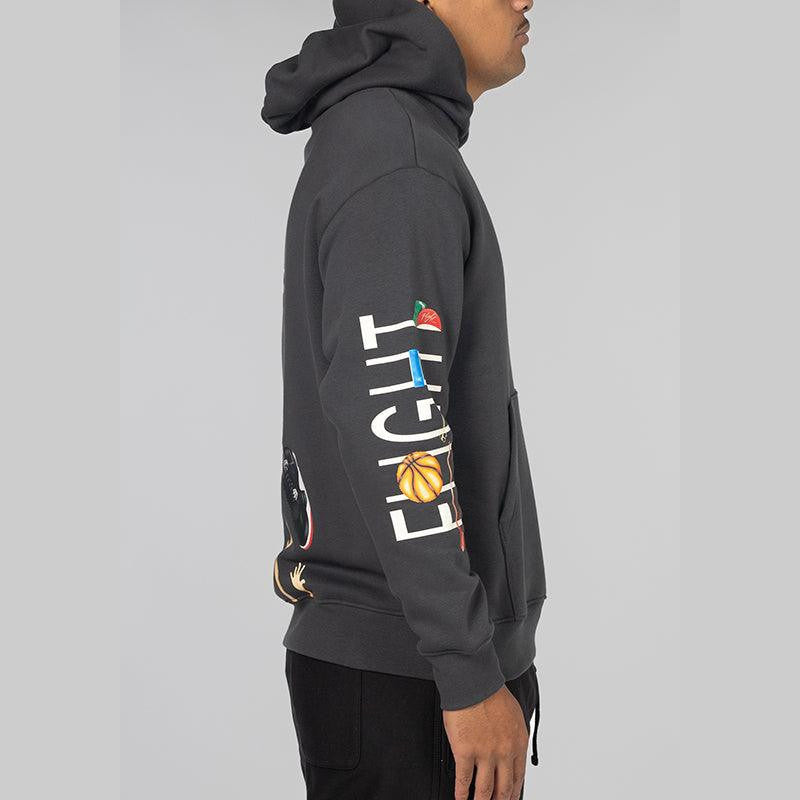 Art Fleece Hoodie - Dark Smoke Grey - LOADED