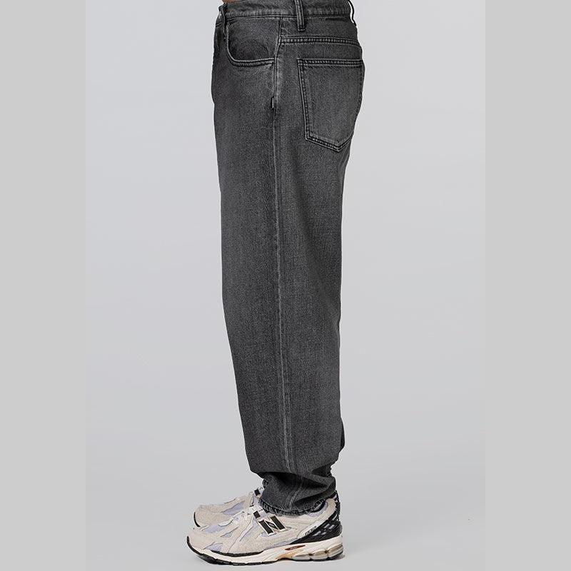 Baggy Silhouette Denim Pant - Black - LOADED