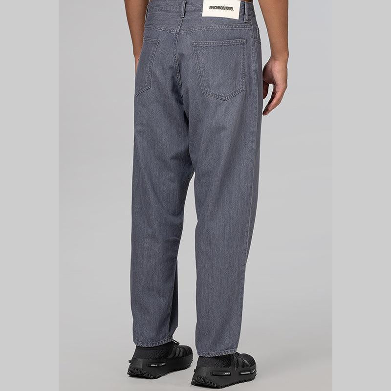 Baggy Silhouette Denim Pant - Blue Gray - LOADED