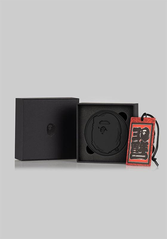 Bape 30th Anniversary Ape Head Paperweight - Black - LOADED