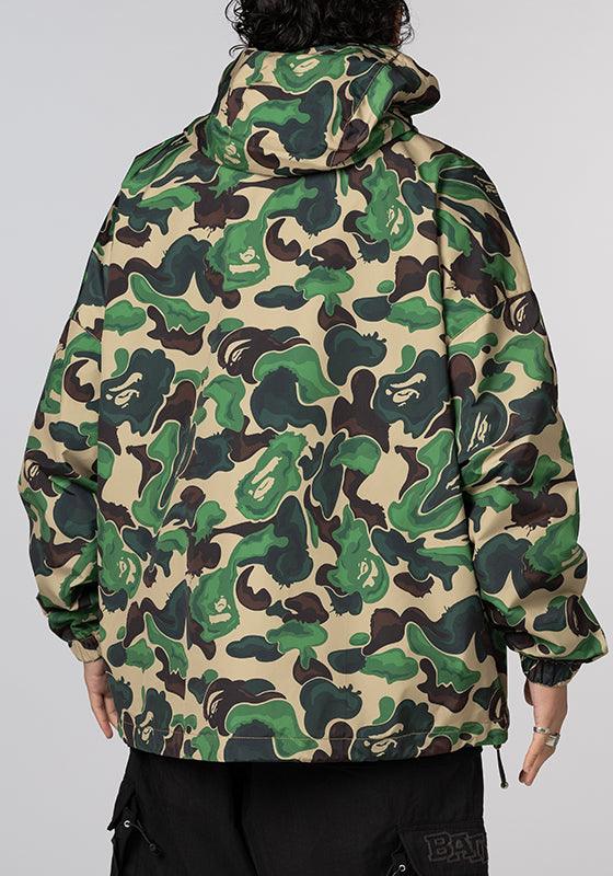 Bape Art Camo Lightweight Hoodie Jacket - Green - LOADED