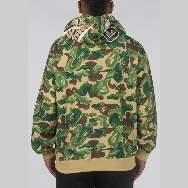 Bape Art Camo Shark Hoodie - Green - LOADED