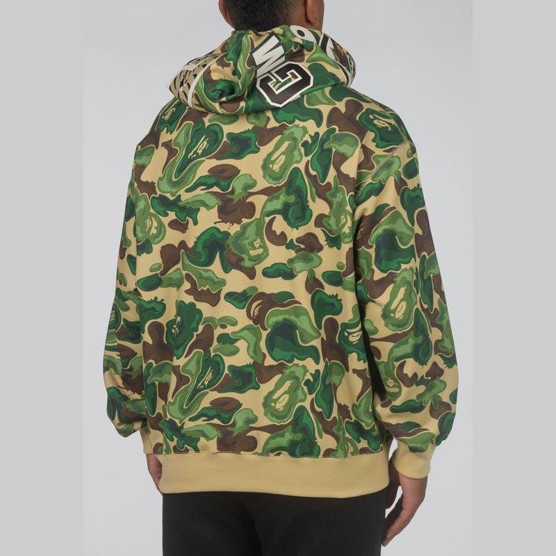 Bape Art Camo Shark Hoodie - Green - LOADED