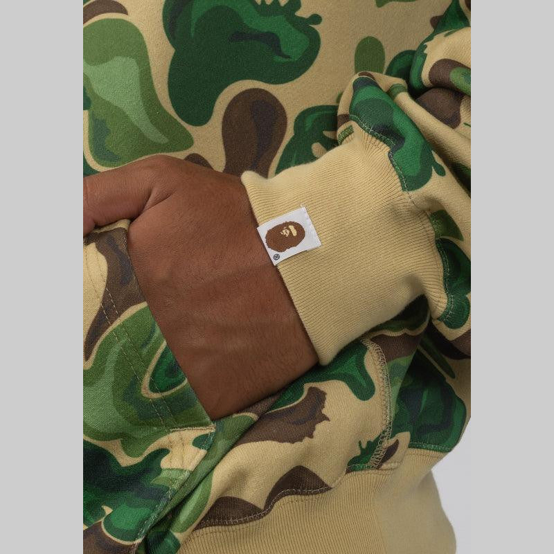 Bape Art Camo Shark Hoodie - Green - LOADED