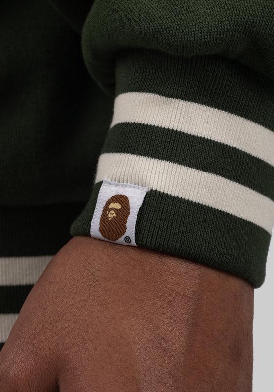 Bape Badges Colour Blocking Hoodie - Ivory - LOADED