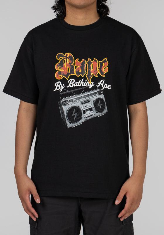 Bape Boombox T-Shirt - Black - LOADED