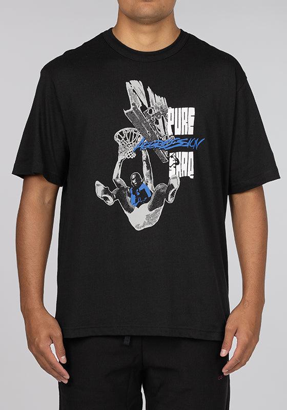 Basketball Shaq Graphic T-Shirt - Black - LOADED
