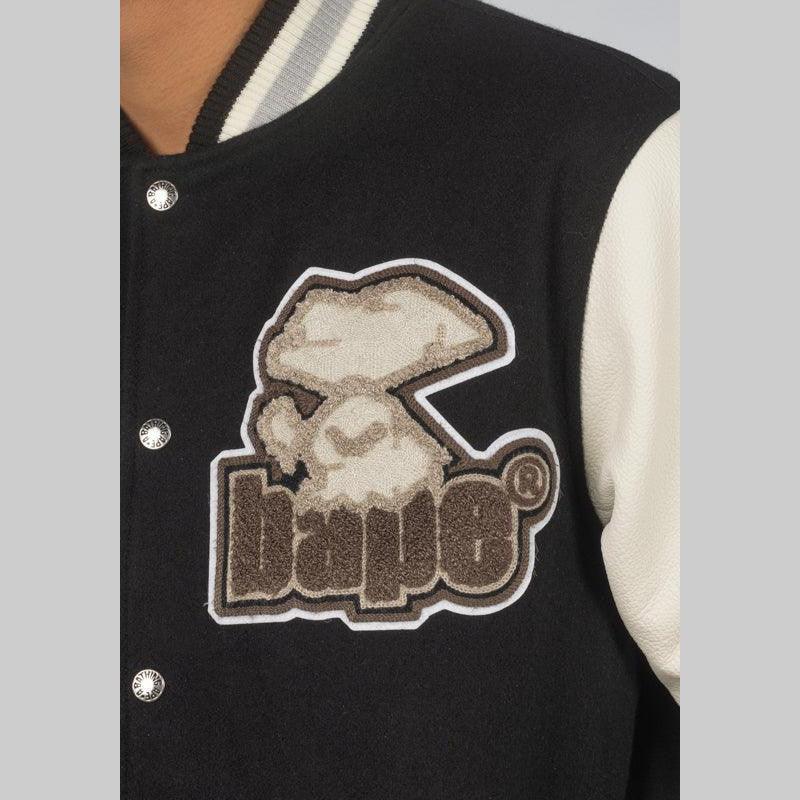 Bathing Ape Varsity Jacket - Black - LOADED