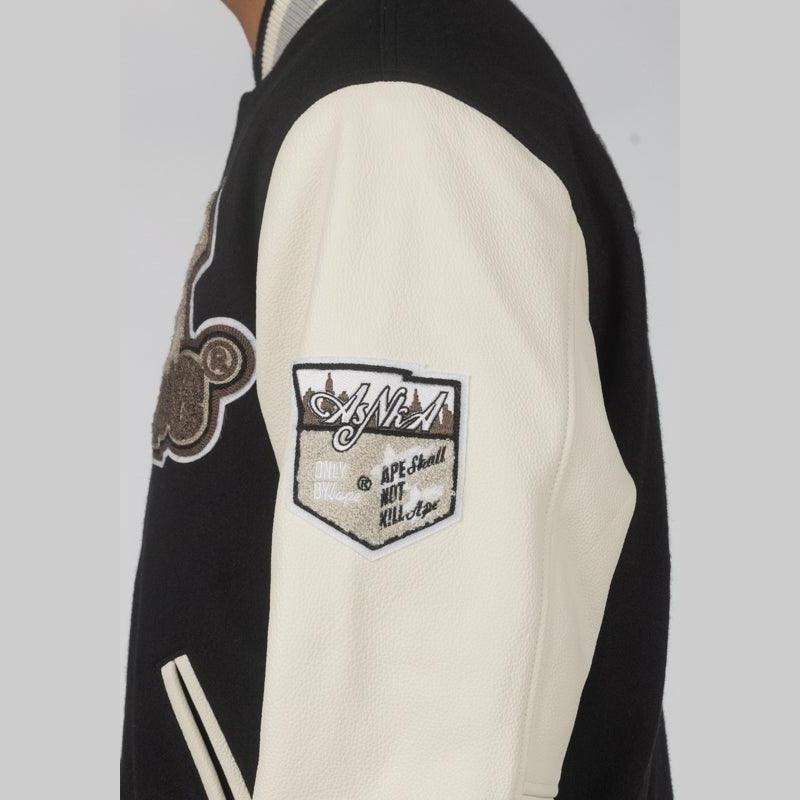 Bathing Ape Varsity Jacket - Black - LOADED