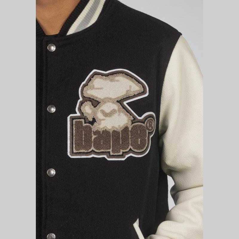 Bathing Ape Varsity Jacket - Black - LOADED