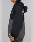 Bicolor Anorak Jacket - Black - LOADED