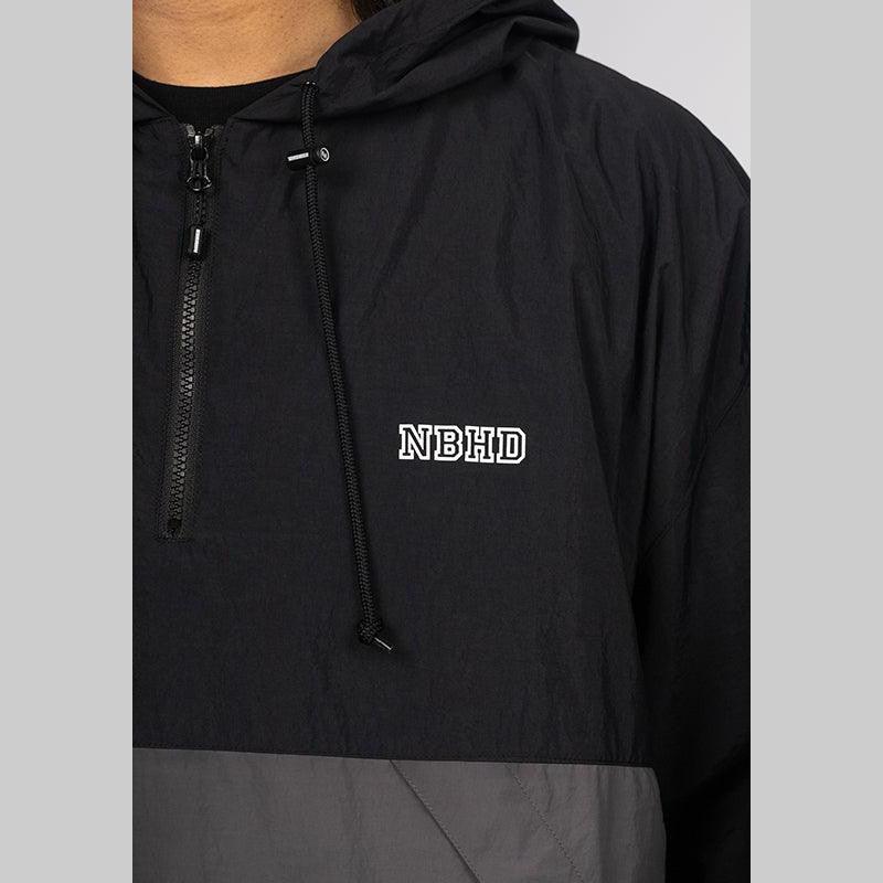 Bicolor Anorak Jacket - Black - LOADED