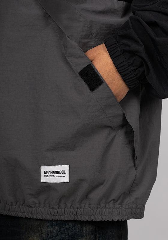 Bicolor Anorak Jacket - Black - LOADED